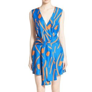 Diane von Furstenberg | Silk Front Toe Dress